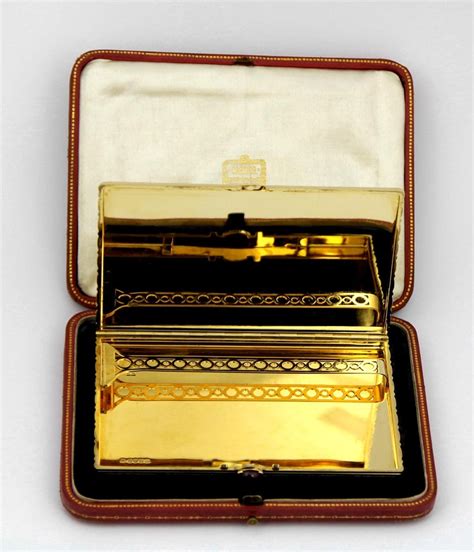 vintage cartier cigarette case